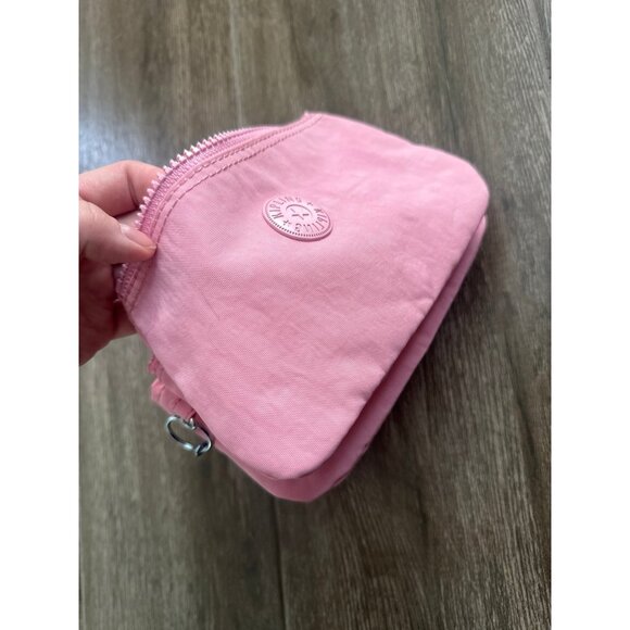 Kipling CREATIVITY SMALL POUCH  coin bag or organizer in cosmo pink with monkey - Picture 5 of 10